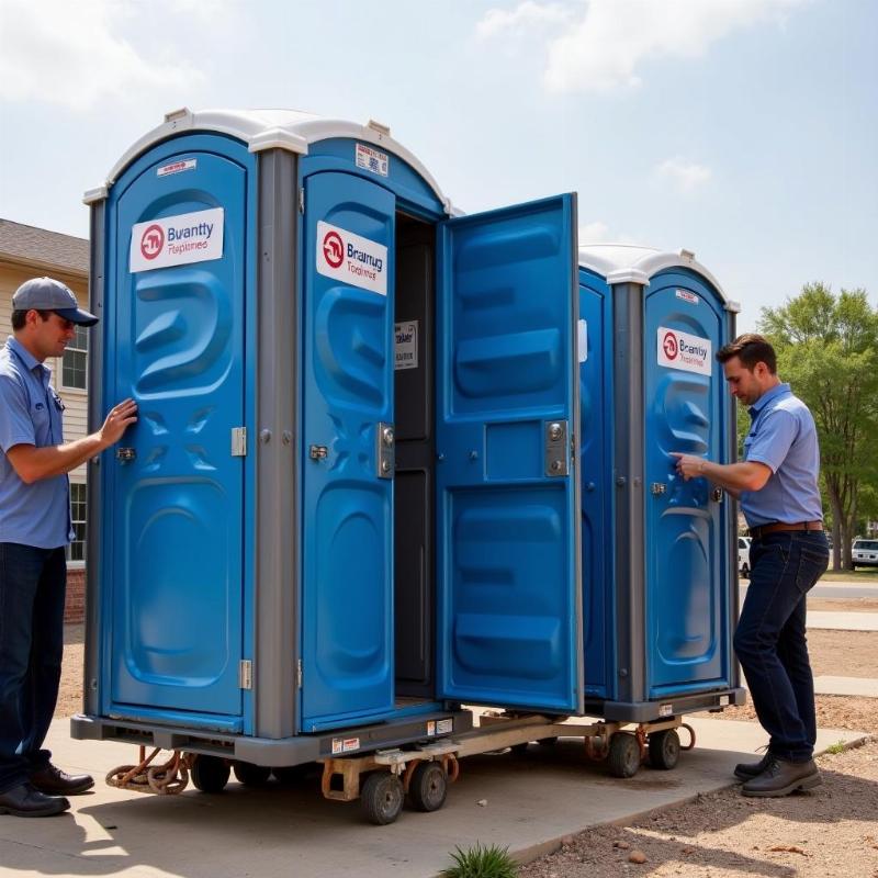 Quy trình giao nhận và lắp đặt nhà vệ sinh cho thuê chuyên nghiệp, nhanh chóng của Hồng Tâm Phát
